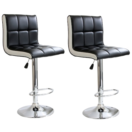 Amerihome Modern 2 Tone Bar Stool, PK2 BS2318SET